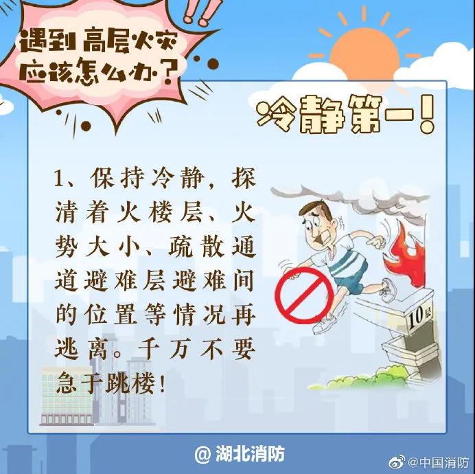 遇到高層火災怎么辦？